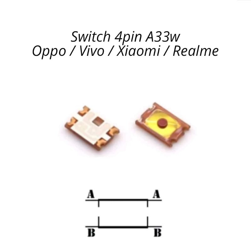 Switch On Off Volume Oppo A33w Ori New Universal