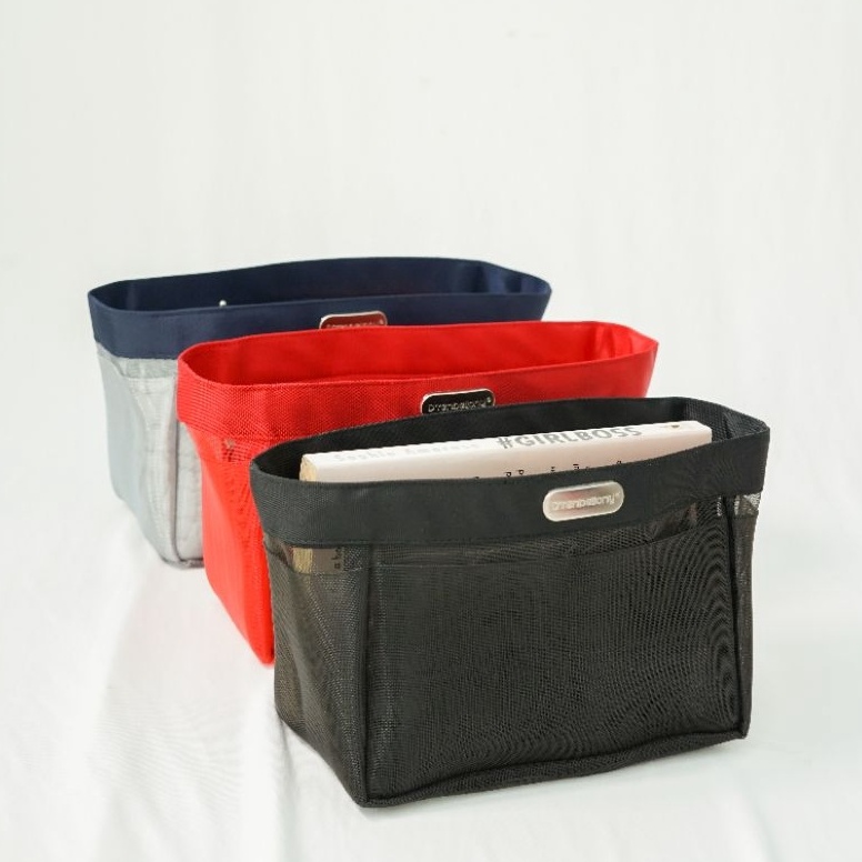 KODE F34A Bag Organizer Dalaman Tas Wanita Tas Organizer DRENBELLONY MESH MINI teringan