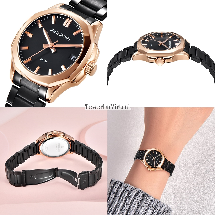 Terbaru - Bisa COD - Jonas Jasmin Ori JJ 2272 Jam Tangan Bulat Rantai Wanita Jamtangan Analog Cewek 