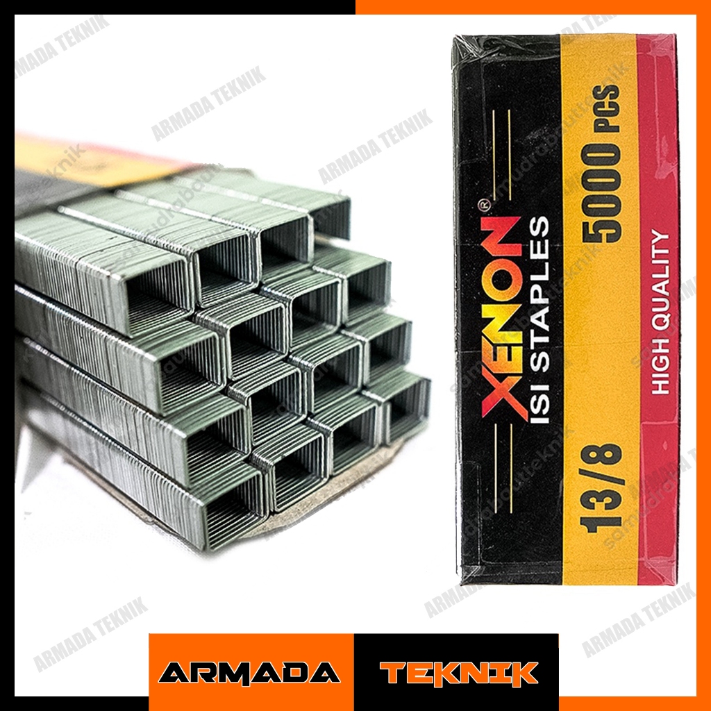 

XENON 13/8 Refill Isi Staples Tembak Staple Gun Tacker 8 mm