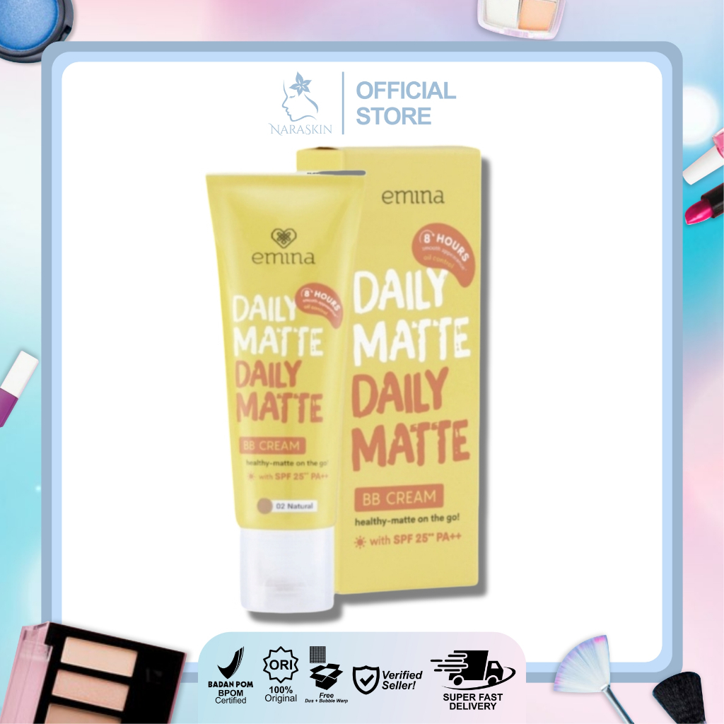 Emina Daily Matte BB Cream - Alas Bedak 16 gr