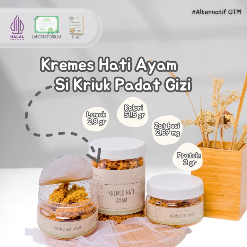 

KREMESAN ATI AYAM 150gr | KREMESAN OTAK SAPI 125gr | KREMESAN HATI AYAM