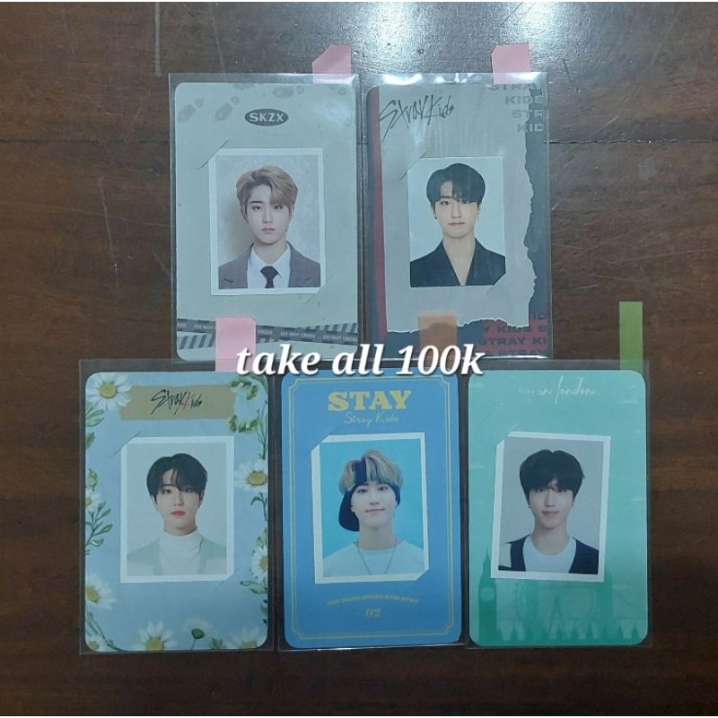 Photocard PC Id Photo Han Jisung Stray Kids Skz