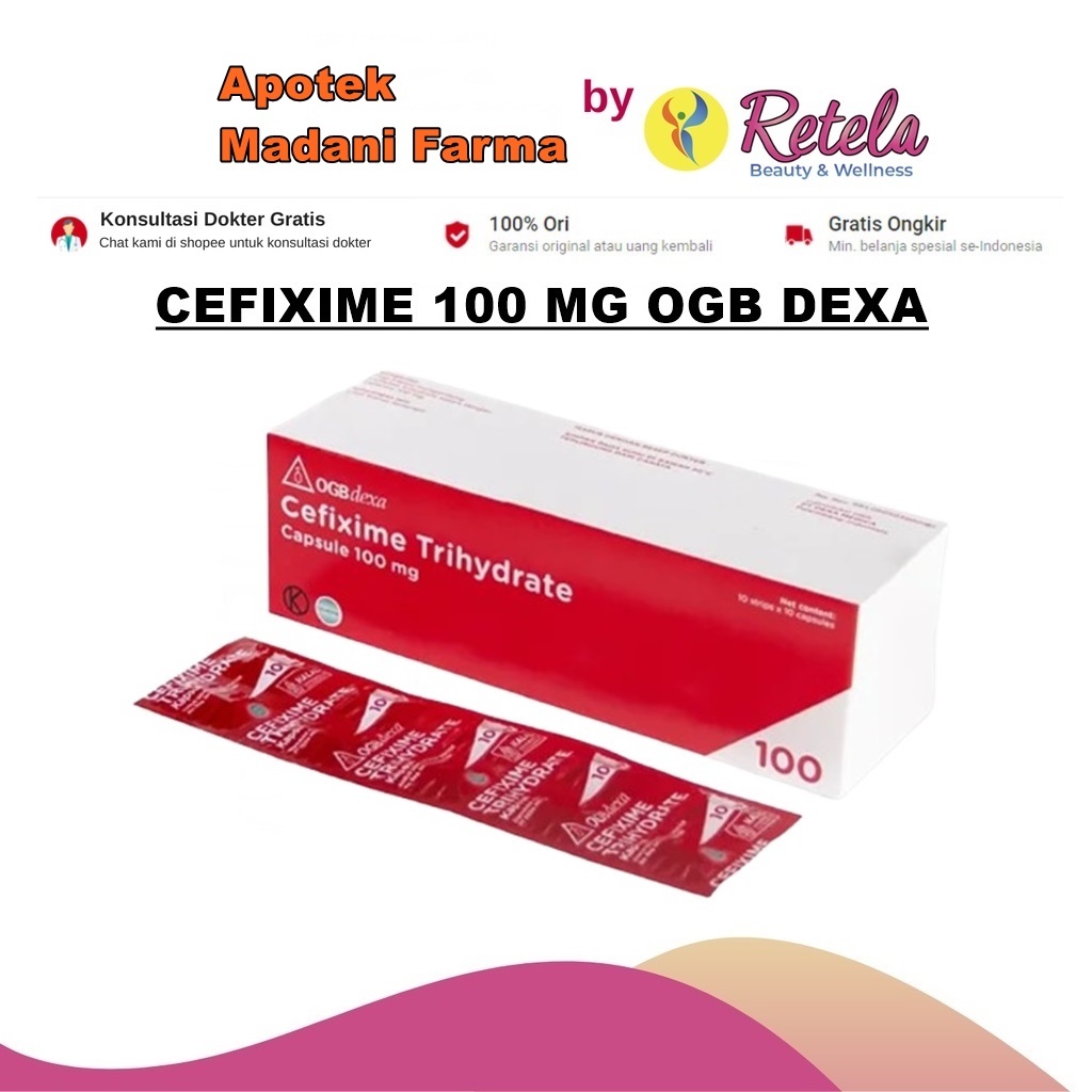 CEFIXIME 100 MG BOX OGB DEXA ORIGINAL