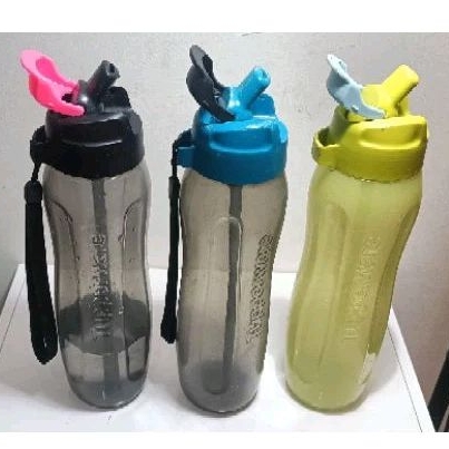 Botol Minum ECO Straw Tupperware Botol Sedotan 750ml Tupperware Second  Original