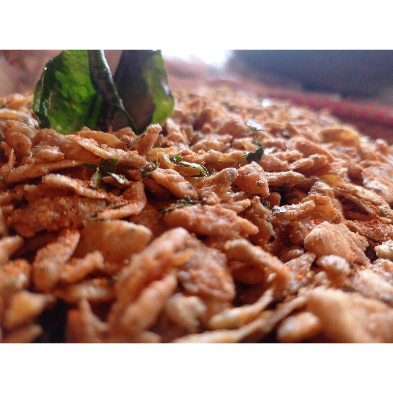 

RB Baby fish Ikan pepetek crispy original & balado pedas 500 gram gurih & renyah daun jeruk