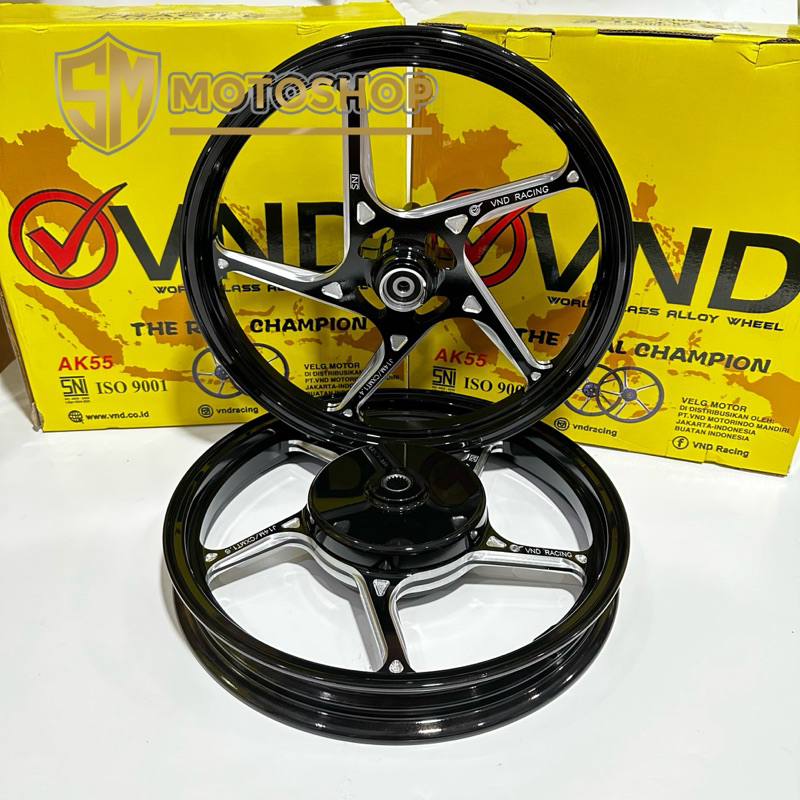 Velg VND AK55 Enkei Ring 14 Palang 5 Matic Vario 125 150 Beat Scoopy Mio Sporty Soul m3 j vnd ak 55