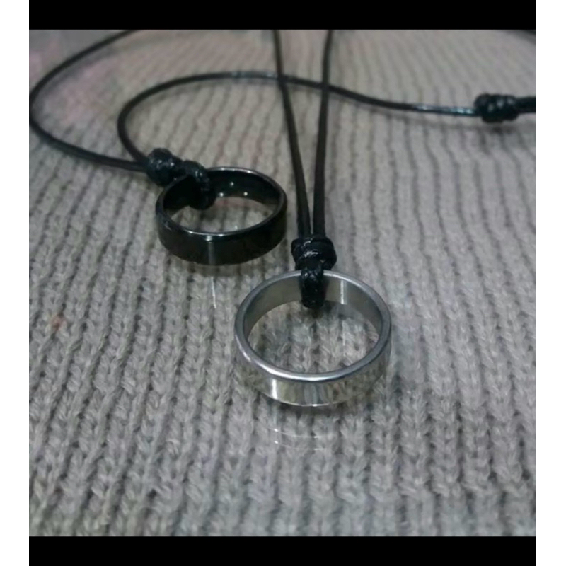 KALUNG COWO TALI HITAM BANDUL CINCIN/KALUNG PRIA KEKINIAN