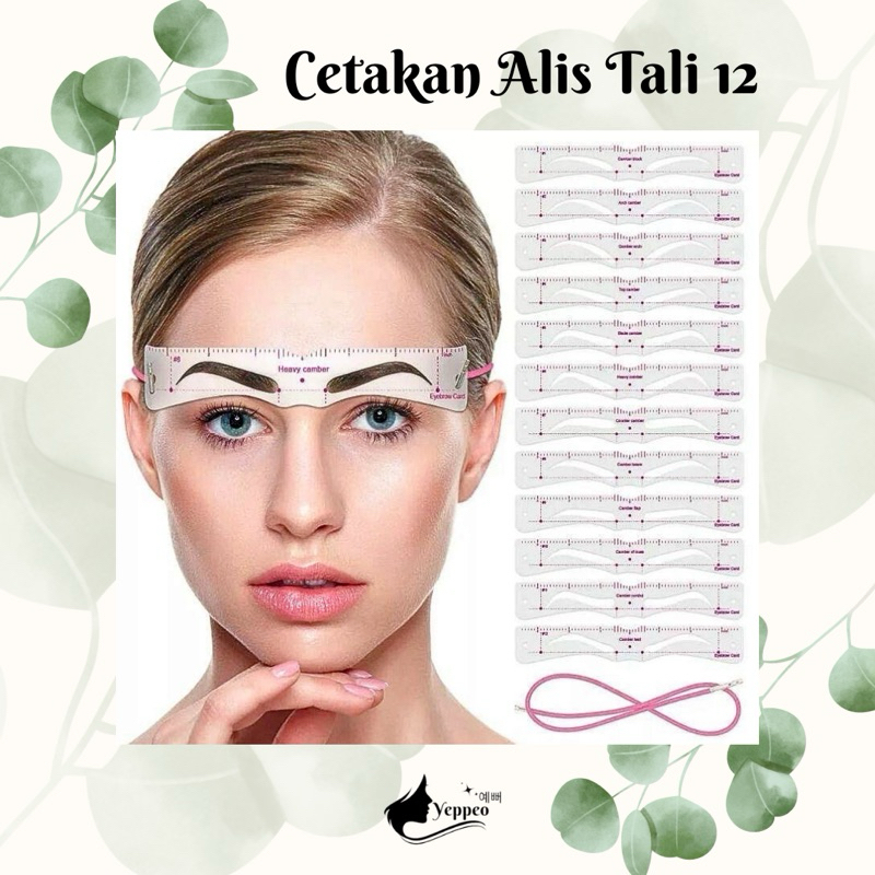 Cetakan Alis 12 Tali / Cetakan Alis Viral