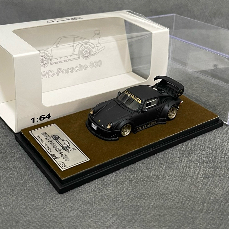 qidian model porsche rwb resin