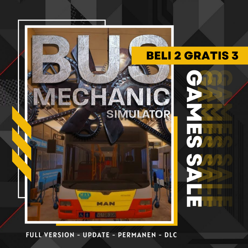 BUS MECHANIC SIMULATOR - GAME PC - GAME LAPTOP - PC GAMES