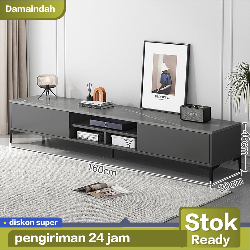 Damaindah Meja TV 160cm/Rak TV/Lemari TV/Meja TV Kayu/Meja TV Minimalis Modern