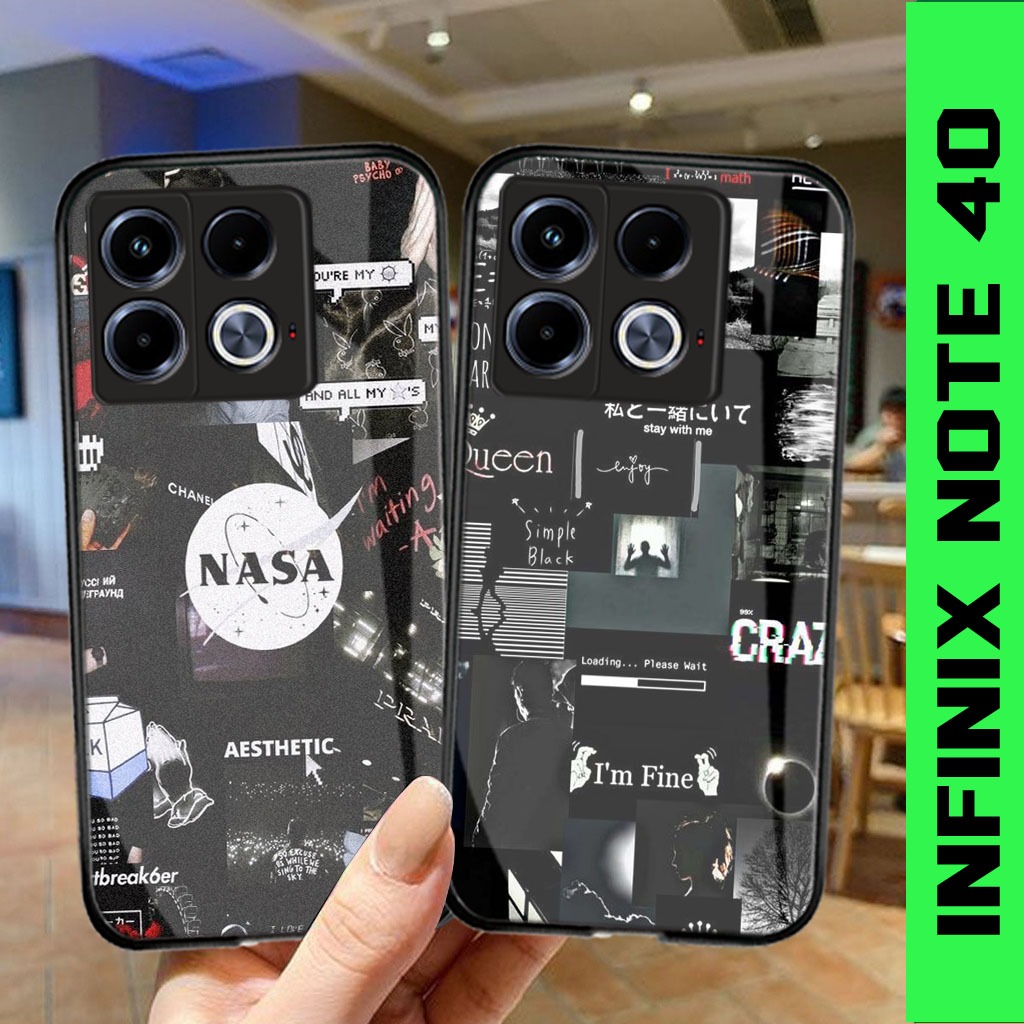 Softcase Kaca Infinix Note 40 Terbaru [M168] Case Handphone Infinix Note 40 - Casing Handphone - Kes