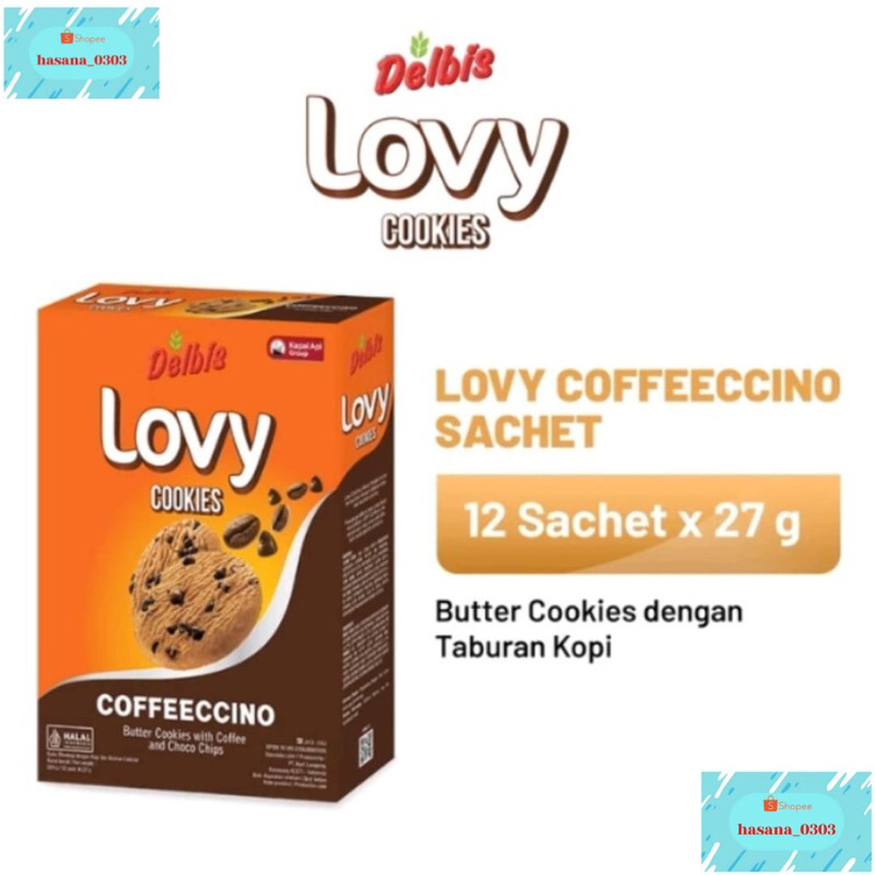 

Lovy Cookies Coffeeccino isi 12Sachet @27gram