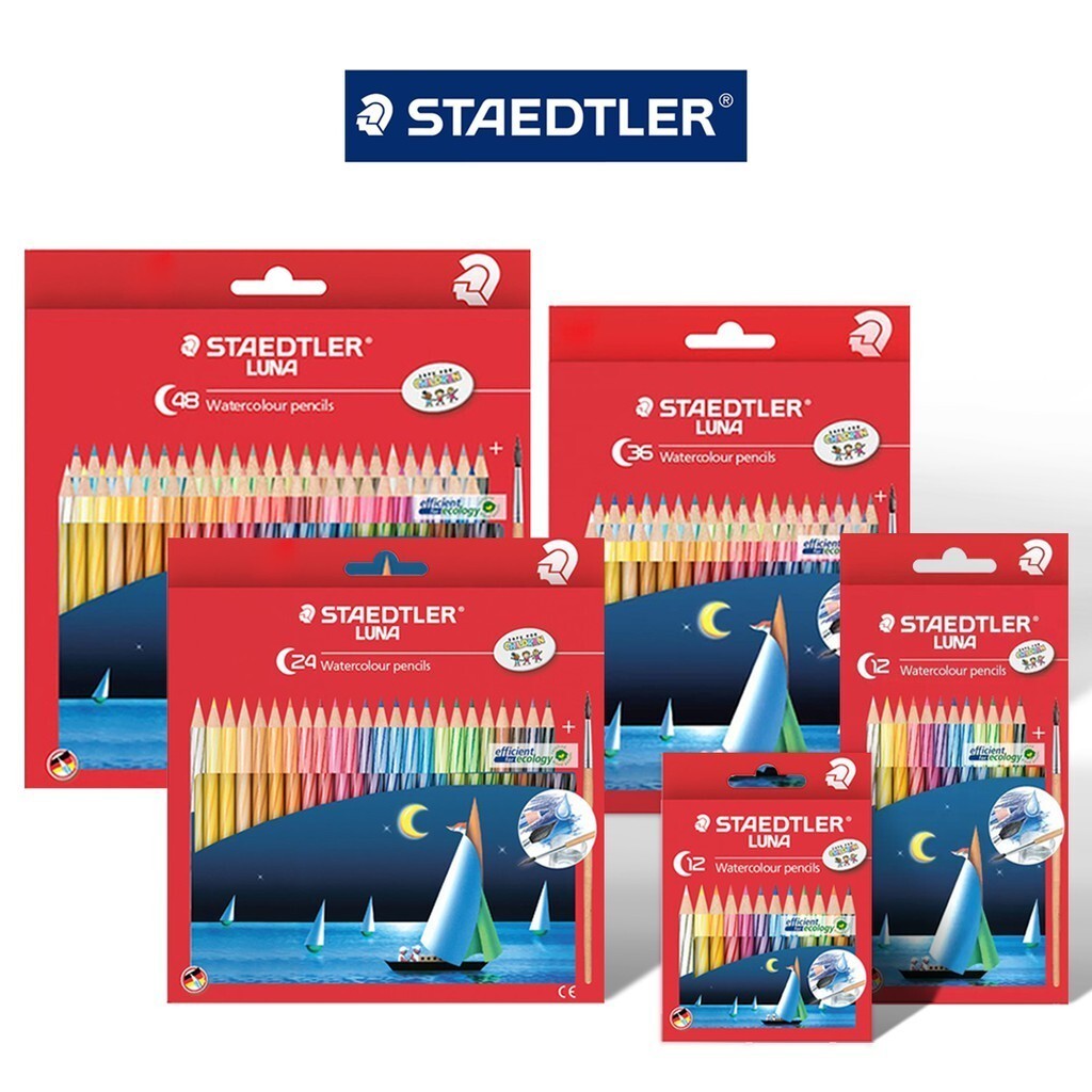 

Pensil Warna Staedtler Luna Watercolour 12 Color | Pensil Warna Luna Menggambar | Perlengkapan Menggambar | Alat Tulis
