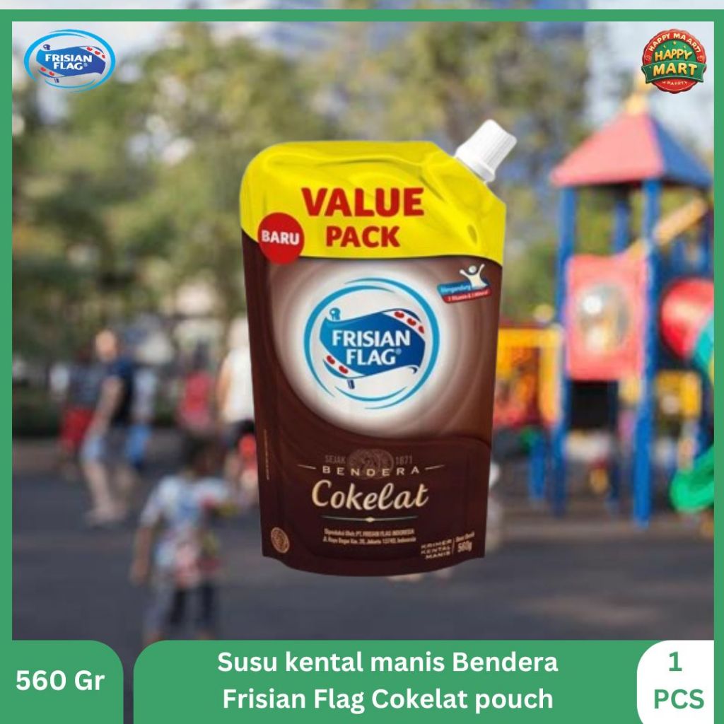 

Susu kental manis Bendera Frisian Flag Cokelat pouch 560gr