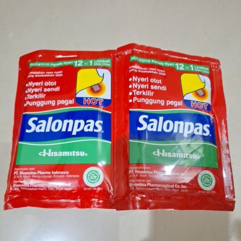 Salonpas Hot 12x1 (1 sachet)