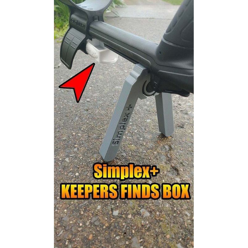 Box temuan metal detector Nokta makro Simplex+