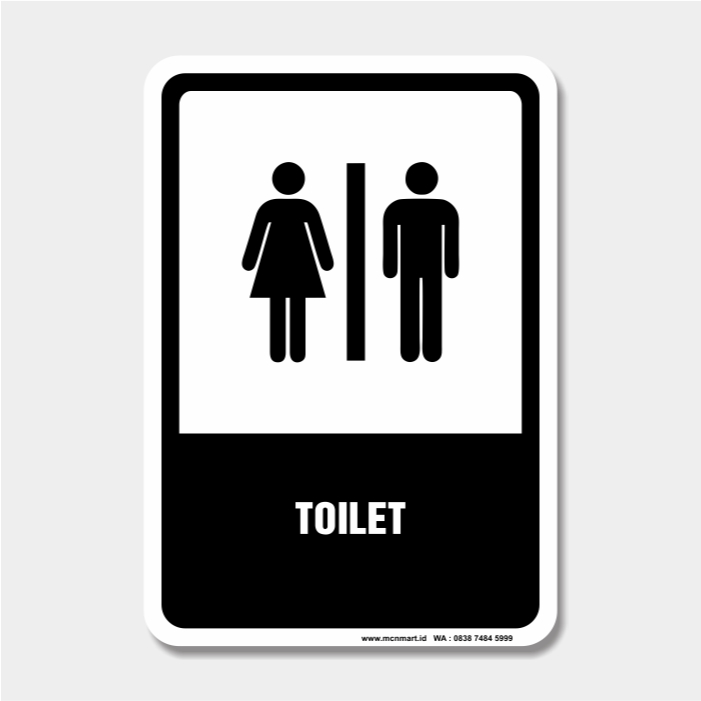 

Safety Sign Rambu K3 Sarana Umum - Toilet