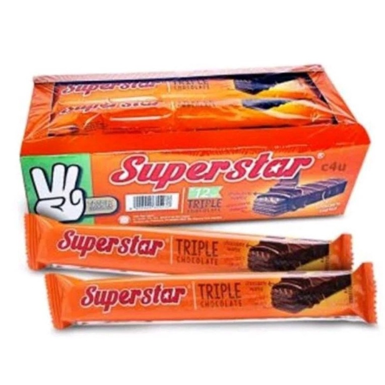 

Hemat Banget Superstar Triple Cokelat 1 box isi 12 1 pcs