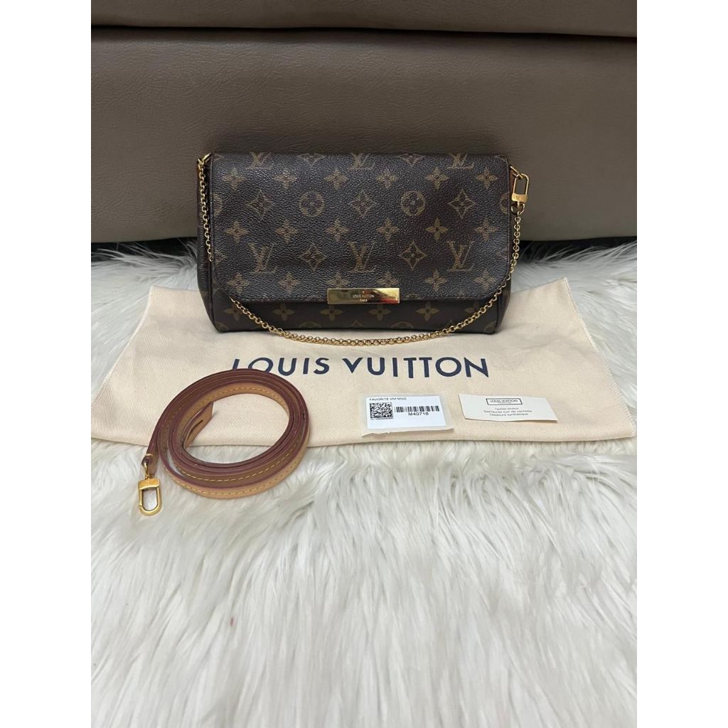 LV Favorite MM Monogram 2018 Tas Wanita Authentic Bag Branded Original Preloved