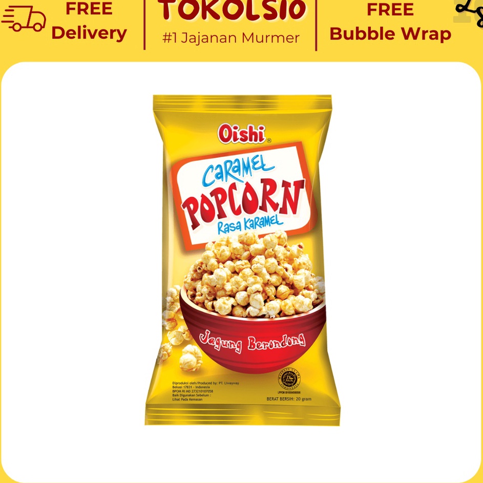 

Spesial disini Oishi Popcorn CaramelCoklatKeju 1 Renceng Isi 1 pcs 2gr