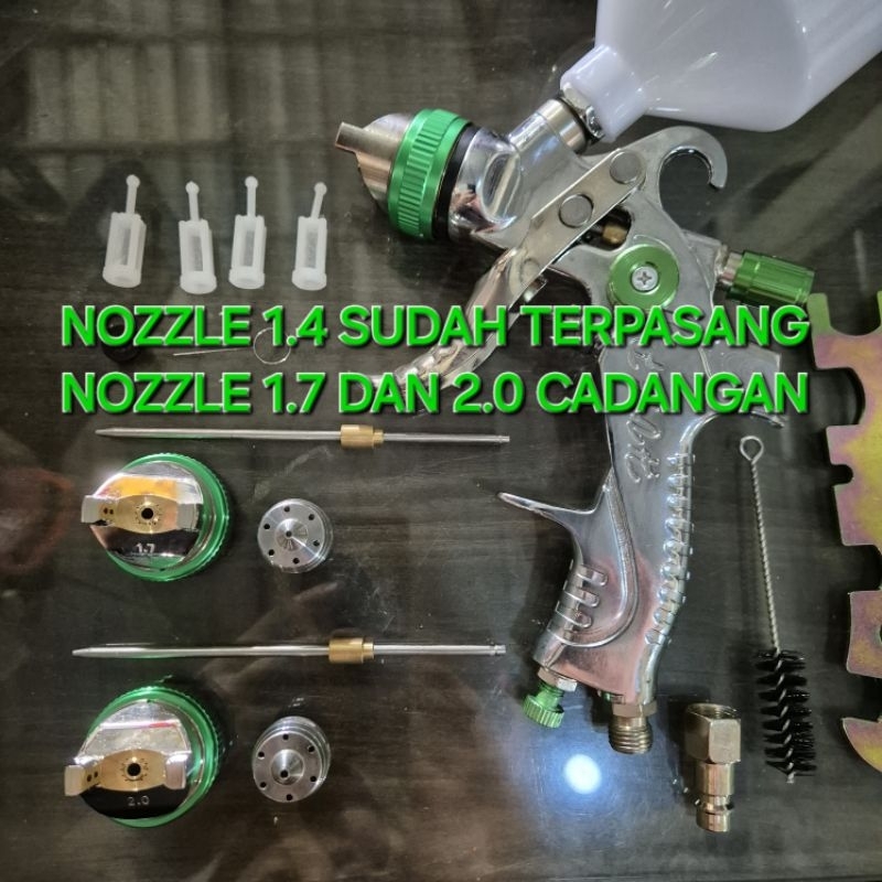 Spray Gun HVLP Professional W601 H2008 Tiga Nozzle