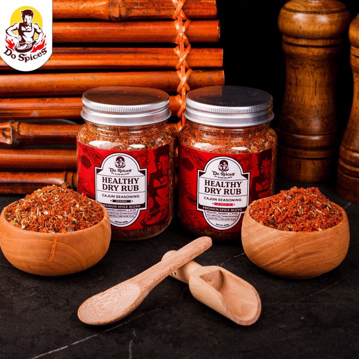 

Ekstra benefit Dospices Healthy Dry Rub Bumbu Marinasi Rendah Kalori Cajun seasoning