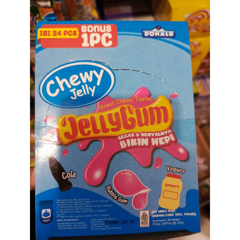 

jelly gum varian rasa isi 24 pcs