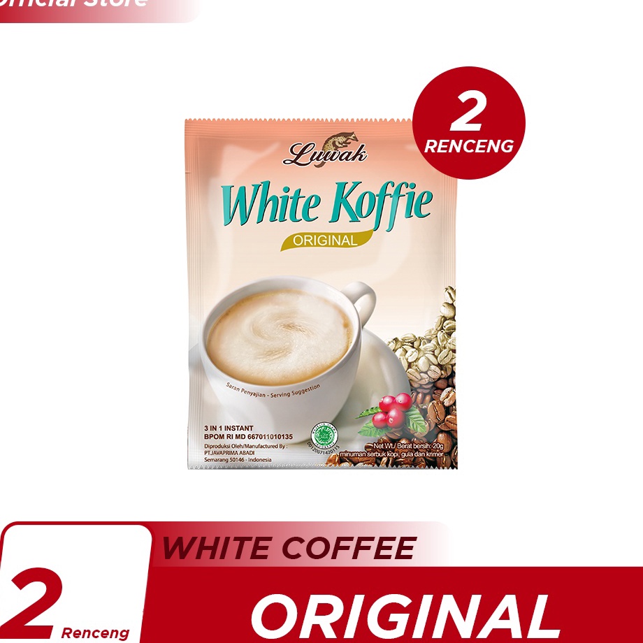 

Pesan aja Kopi Luwak White Koffie Original 1x2gr Renceng 2 Pcs