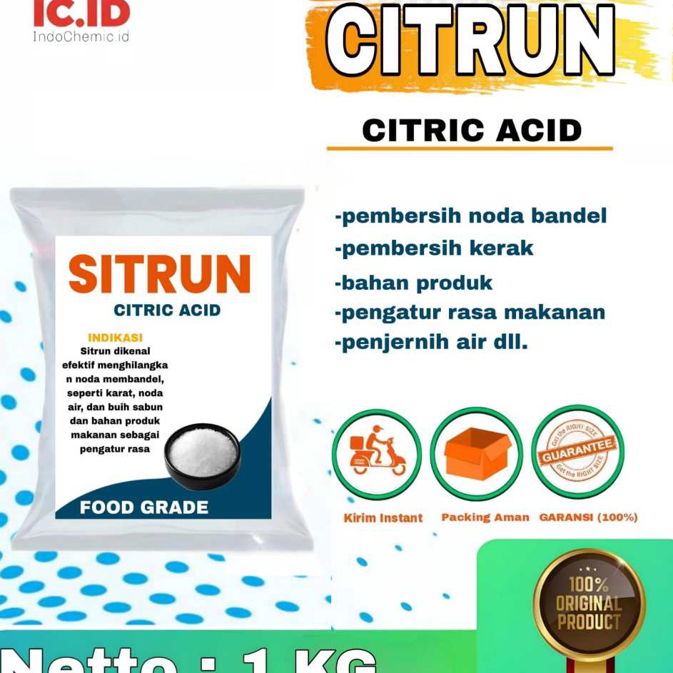 

Yang Terbaik CITRIC ACID SITRUN CITRUN SITRAT 1KG
