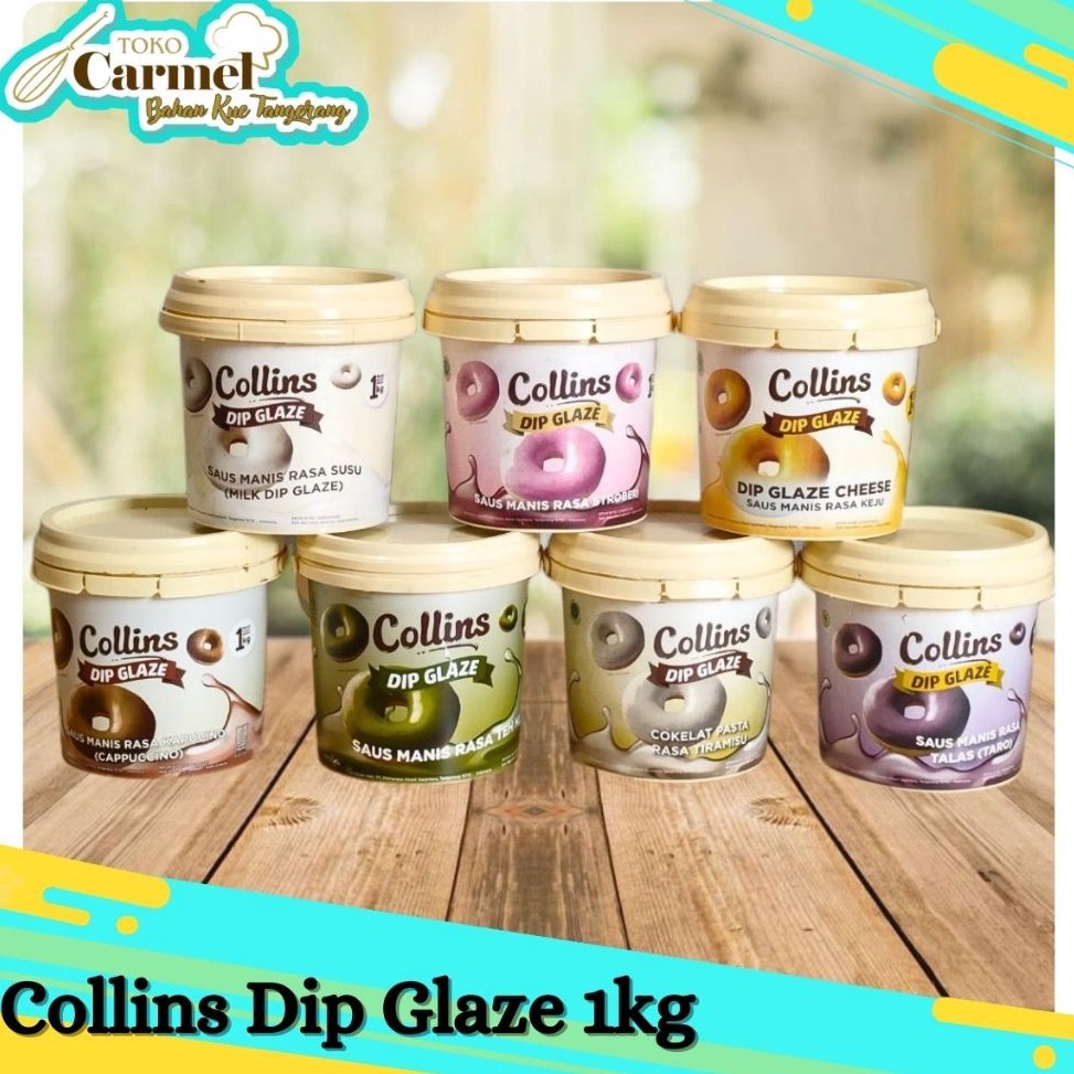 

Flash Sale Collins Dip Glaze 1kg Dipping Coklat HALAL Topping Donat Pisang Nuget