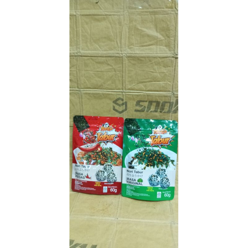 

Nori tabur original & pedas