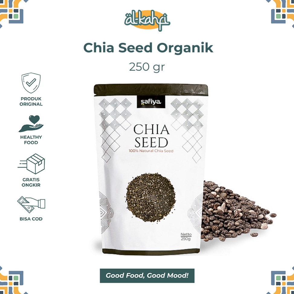 

Sedia Disini Organic Chia Seed 25 Gram Organic Black Chia Biji Chia Original Premium