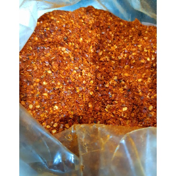 

Belanja hemat Cabe kasar original dan aroma daun jeruk pedas hot jeletot jamin pedas nampol 1 gr