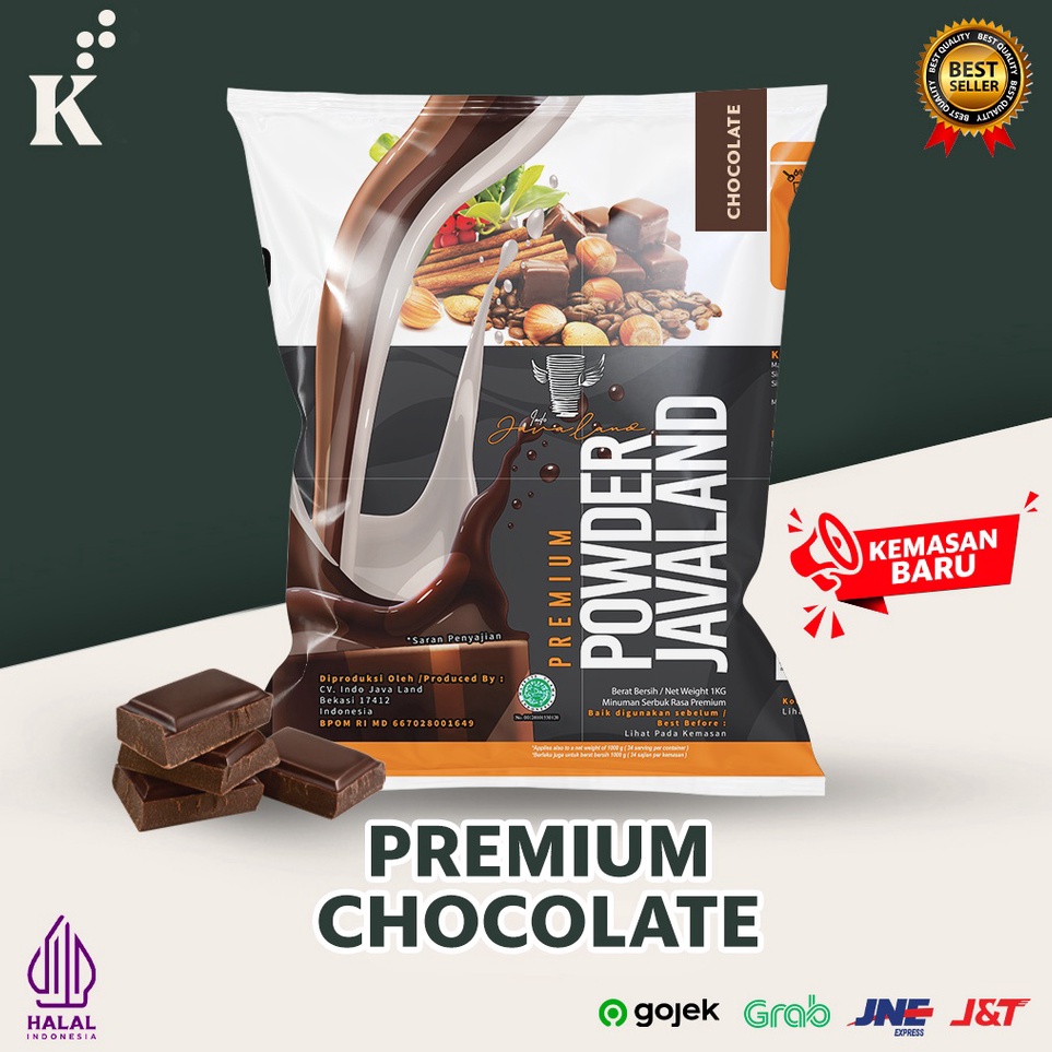 

Ready Bubuk Minuman Premium Chocolate Coklat Javaland Grande 1kg