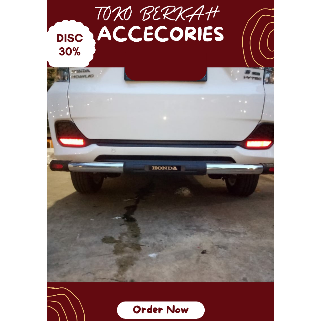 Tanduk belakang MOBILIO BUMPER belakang MOBILIO"pengaman belakang mobil MOBILIO variasi mobil MOBILI