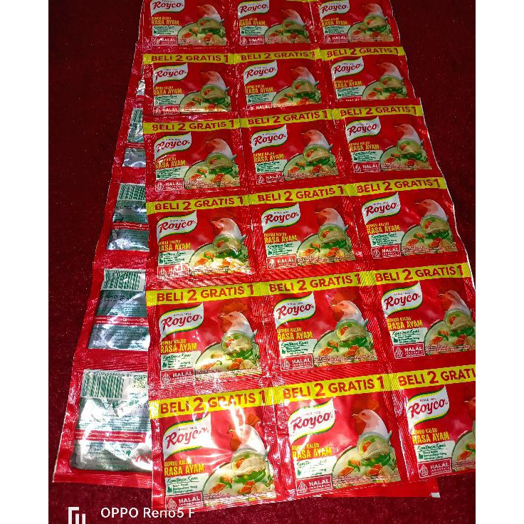 

Pesan sekarang Royco 3 renteng 36sachet 11