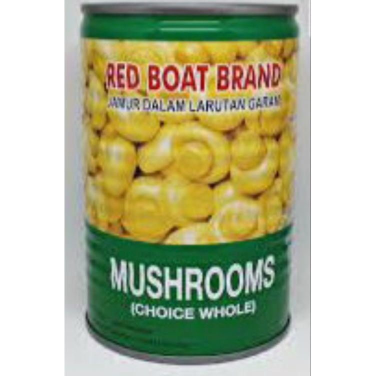 

Promo banting Red Boat Brand Whole Champignon Mushroom 425gram Jamur Kancing Utuh Kalengan