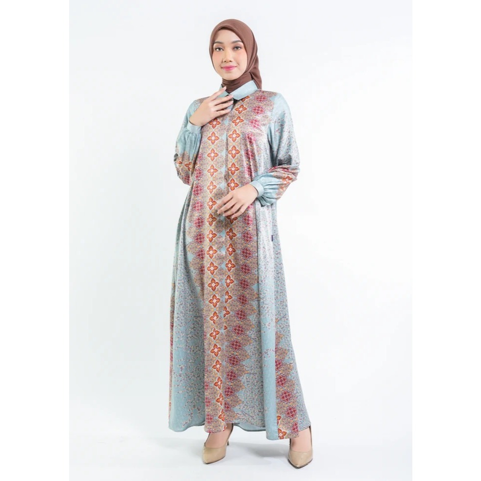 NEW COLLECTION FASHION MUSLIM PAKAIAN WANITA BUSANA MUSLIM DRESS GAMIS AL-BUKHARI ELZATTA