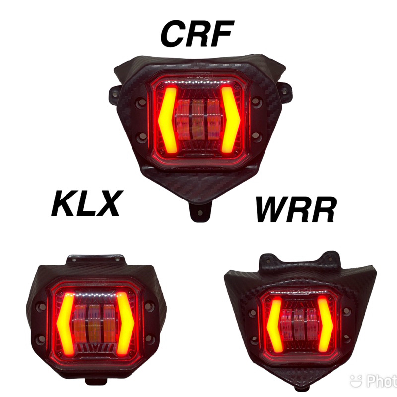 Reflektor  Lampu Depan LED Supermoto CRF 150L WR 155 KLX BIGFOOT DTRACKER Include batok