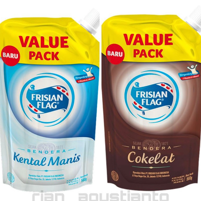 

Barang keren Frisian Flag Pouch Susu Kental Manis 54528 gram