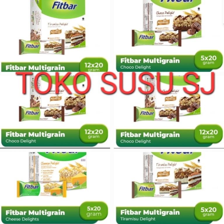 

Top Product FITBAR MULTIGRAIN 5 12 X 2 G TIRAMISU FRUITS CHOCO CHEESE DELIGHTFIT BAR1 box isi 12 pcs 5 pcs5 pcs12pcs5pcsKEJUCOKLATBUAH1 dus