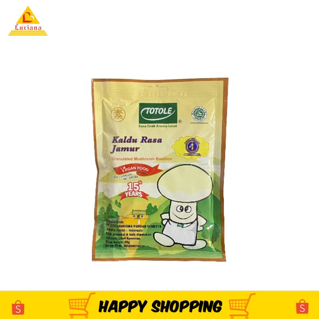 

Totole Penyedap Jamur kemasan 200gr dan 80gr