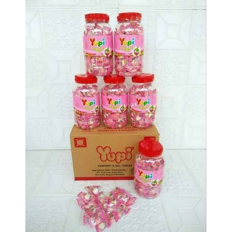 

Model Baru YUPI TOPLES strawberry kiss hataran lebaran