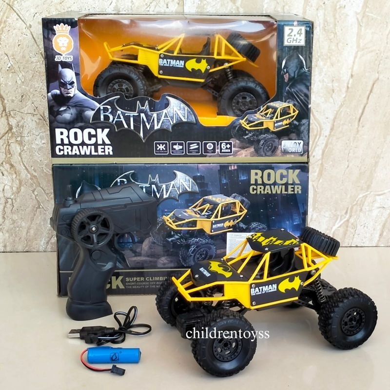 Mainan Mobil Remote Control Batman / Mainan Mobil Rc Batman Rock Crawler / Rc off road Batman