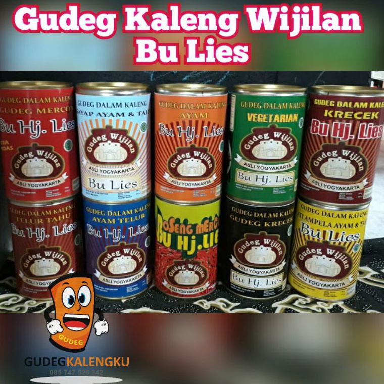 

Terlaris GUDEG KALENG WIJILAN BU LIES JOGJA FREE BUBBLE PACK