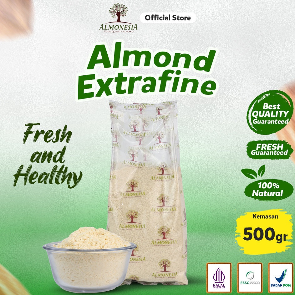 

Kejutan disini Almond Bubuk Almonesia Almond Extra Fine 5gr