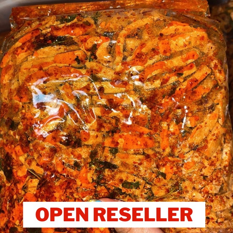

Meroket BASRENG DAUN JERUK 1KG Basreng pedas daun jeruk isi 1kg