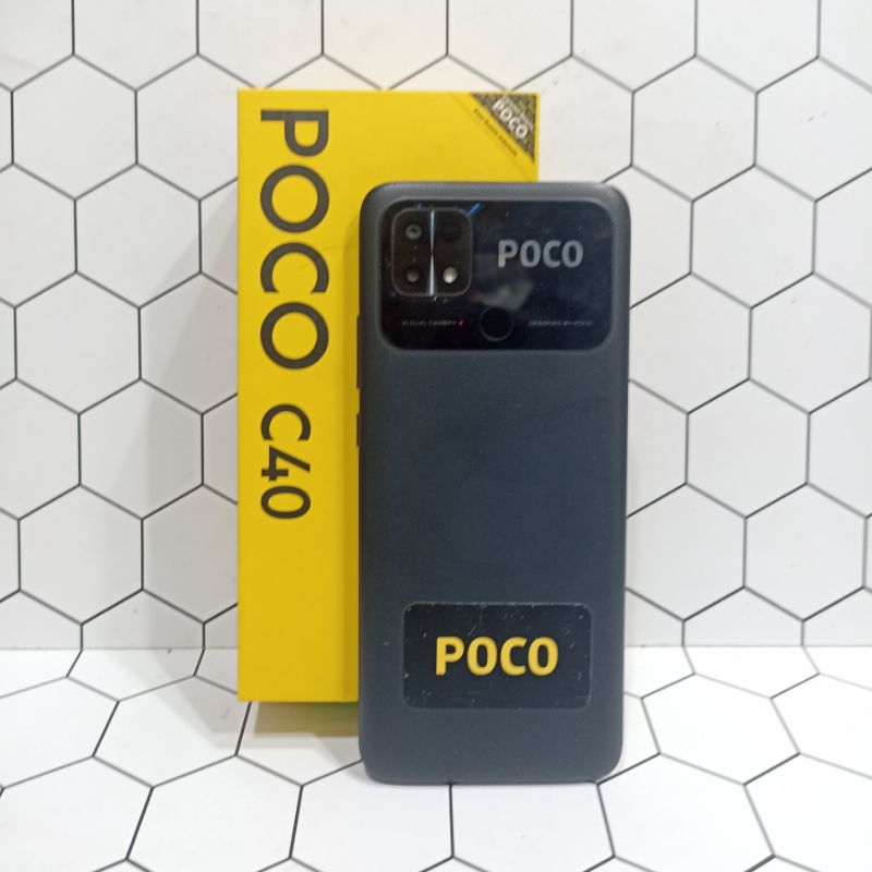 Poco C40 4/64GB Second Fullset seken-bekas fullset bergaransi hp murah